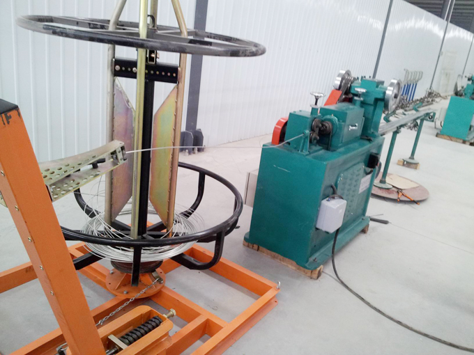 steel wire straightening and cutting machine-H