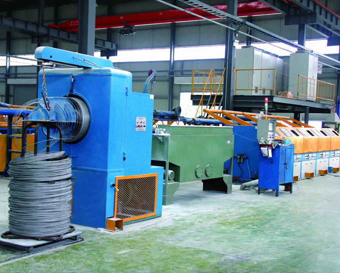 steel wire drawing machine